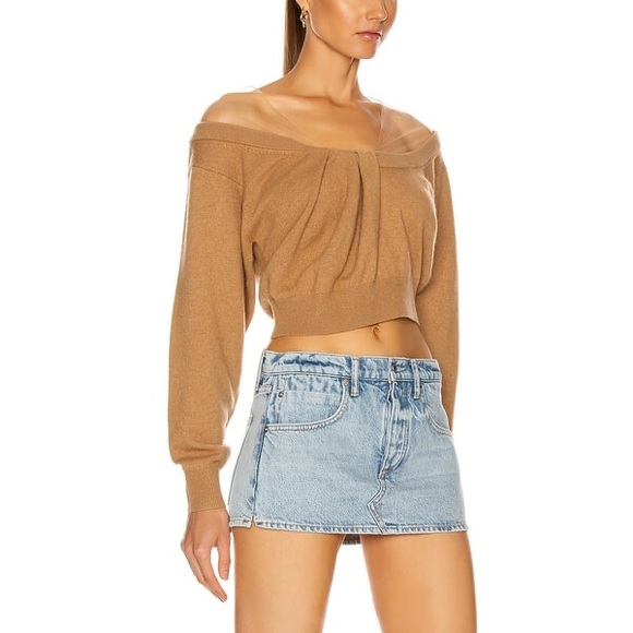 Alexander Wang Sheer Shoulder Wool 